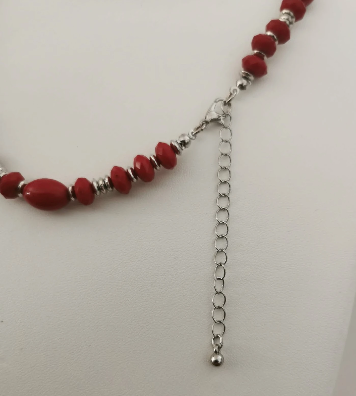Collier van rode fantasy-parels – photo 2